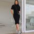 Vestido mid cacharrel preto