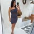 Vestido fivela grafite