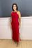 vestido costa nua longo vermelho