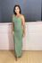 vestido longo costa nua verde oliva