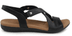 SANDALIA USAFLEX PRETO COURO