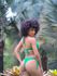 Calcinha de Biquíni de Amarrar Suzan Verde