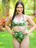 Top de Biquíni Suzi Estampado Verde