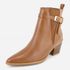 Bota Texana em Couro Bianca Camel