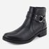 Bota em Couro Salto Baixo Luísa Preto