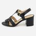 Tamanco Feminino Couro Fivela Confort Noemi Preto