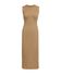 Vestido Regata Canelado Camel