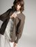 Cardigan Alongado Stella Bege Rami