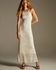 Vestido Rendado Roses Branco Off White 