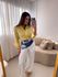 Camisa linho Beatriz Amarelo