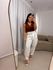Calça cargo Betina Off White