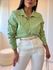 Camisa Cropped Ester Verde