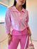 Camisa Cropped Ester Rosa