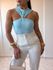 Body Fivela Isadora Azul