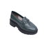 Mocassim Feminino Tratorado Bridão Metálico Comfort Maxtherapy Verde Militar