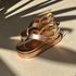 Sandália Flatform Comfort Liz Maxtherapy Metalizado Rosê