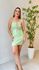 Vestido Bia Curtinho Com Amarração - Verde