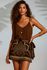 Shorts Saia Boho - Marrom