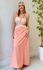 Vestido Longo Lorena- Salmão