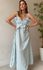 Vestido Longo Mariela - Verde Água