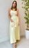 Vestido Longo Lorena- Amarelo Manteiga