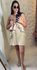 Vestido Curto Vivi Franja Alcinha Fina - Off