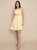 Vestido Paula de Alcinha Soltinho - Amarelo