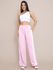 Calça Ale Pantalona Tendência - Rosa Claro