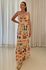 Vestido Longo Luiza Decote V - Off