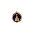 Pingente Nossa Senhora Resinado Azul - 1 Unidade