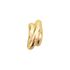 Passador Trabalhado 4,2cm Dourado - 2 Unidades