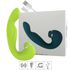 Vibrador Ponto G e Clitóris Air Pulse SI (7940) - Verde Fluorescente