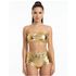 Conjunto Hot Pants Metalizado (FR643) - Dourado