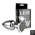 Plug Less G Cromado Com Pedras Cravejadas em Strass (HA155C) - Onix