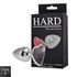 Plug de Metal Cromado Com Pedra de Coração (HA161C)- - Onix