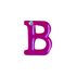 Letras Para Personalização Rosa (HA180R). - B