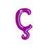 Letras Para Personalização Rosa (HA180R) - Cedilha