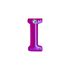 Letras Para Personalização Rosa (HA180R). - I