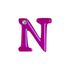 Letras Para Personalização Rosa (HA180R). - N