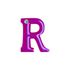 Letras Para Personalização Rosa (HA180R). - R