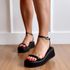 Sandália Flatform Sophia Preta