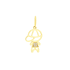 Pingente de Ouro 18K Filho Menino com Zirconias