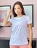 CAMISETA FITNESS POLI BRANCA 