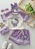 Conjunto Hello Kity lilás 