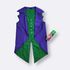 Colete Coringa + tinta temporária verde