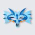 Máscara Dragão Aquático Azul