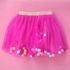 Saia Tule Pompom Pink