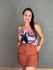 Blusa Estampada Viscolinho REF:410812