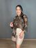 Camisa Chiffon Com Laço Animal Print REF:AL26930
