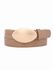 Cinto Fivela Oval Dourada Fosca REF:OYGN171